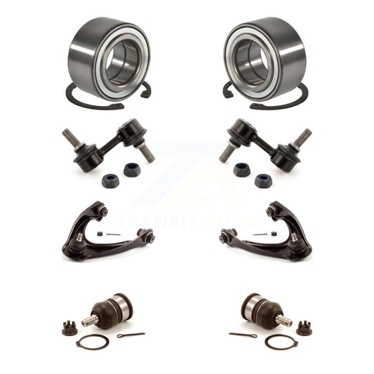 Bearing Lower Ball Joint Upper Control Arm Link Front Kit (8Pc) For Honda Civic