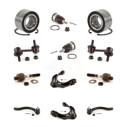 Upper Control Arm Lower Ball Joint Outer Inner Tie Rod Link Front Kit For Honda