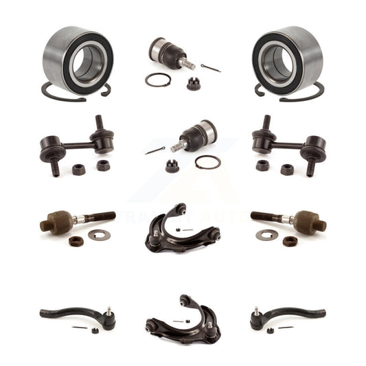 Upper Control Arm Lower Ball Joint Outer Inner Tie Rod Link Front Kit For Honda