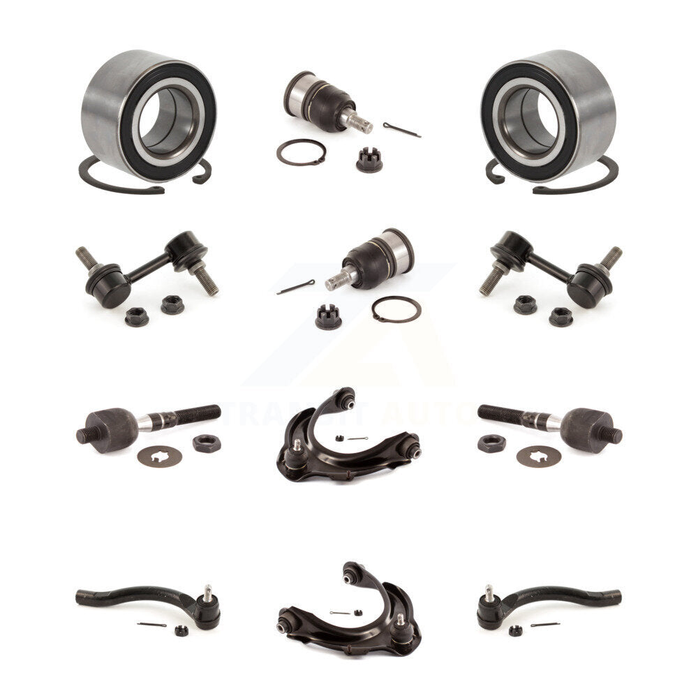 Upper Arm Lower Ball Joint Outer Inner Tie Rod & Link Front Kit For Honda Accord