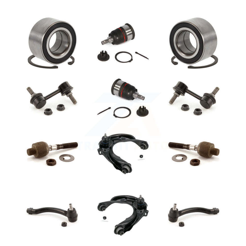 Wheel Upper Control Arm Lower Ball Joint Outer Inner Tie Rod Link Front Kit For