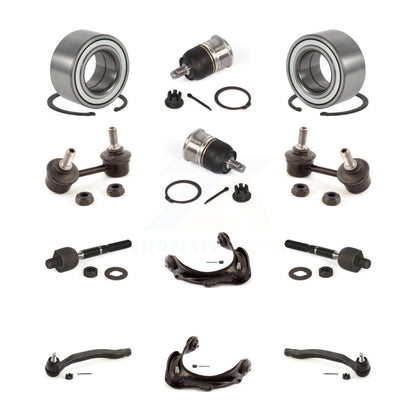 Upper Control Arm Lower Ball Joint Outer Inner Tie Rod Link Front Kit For Honda