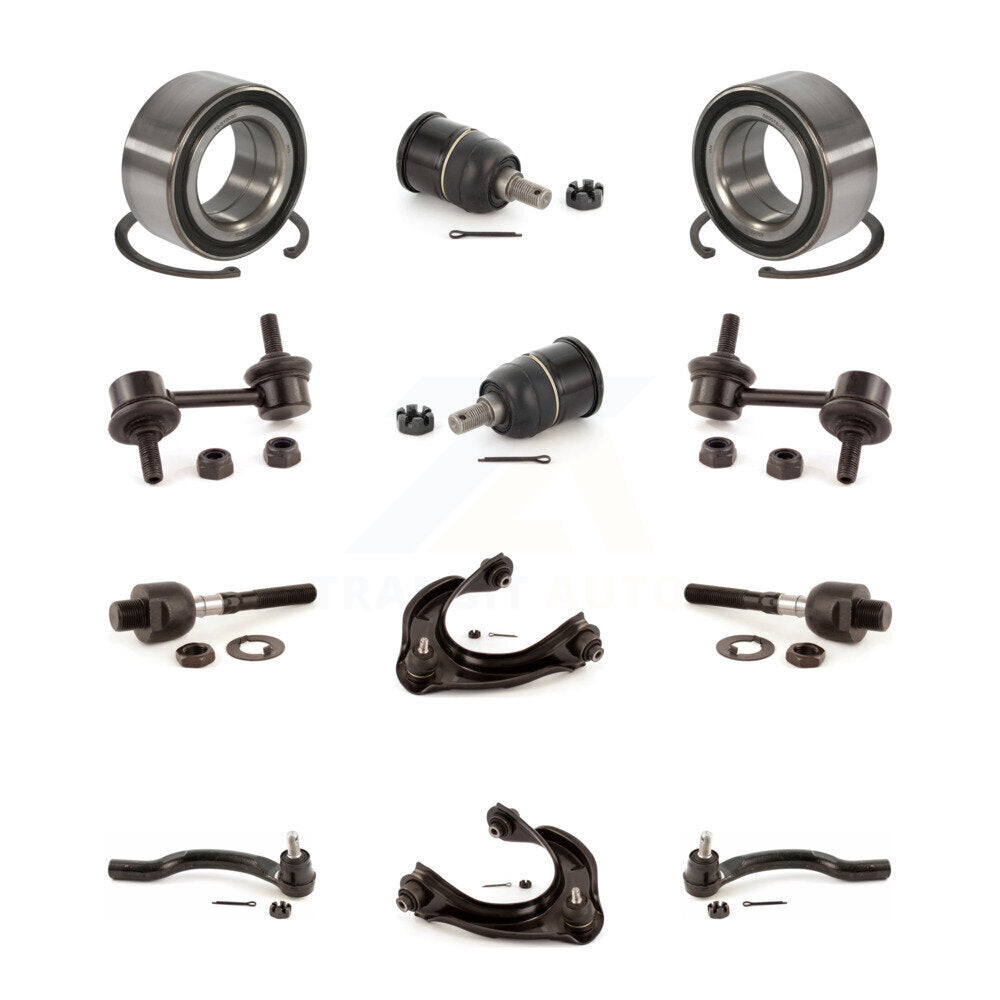 Upper Arm Lower Ball Joint Outer Inner Tie Rod & Link Front Kit For Honda Accord