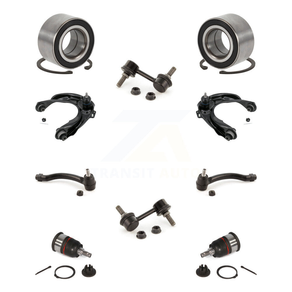 Bearing Upper Control Arm Lower Ball Joint Outer Tie Rod End Link Front Kit For