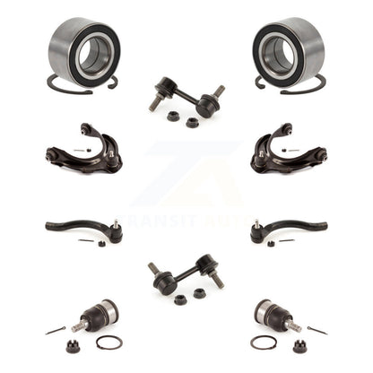 Bearing Upper Arm Lower Ball Joint Outer Tie Rod Link Front Kit For Honda Accord