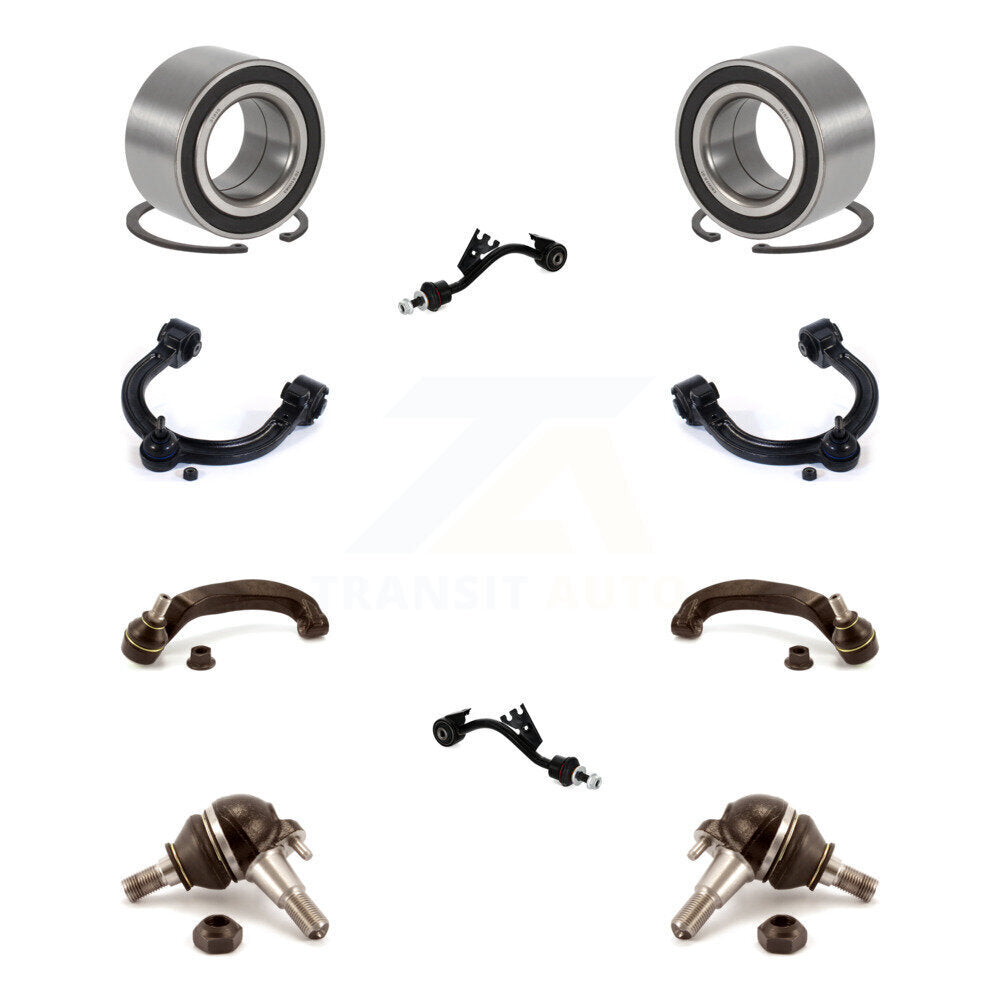 Bearing Upper Arm Lower Ball Joint Outer Tie Rod Link Front Kit (10Pc) For E350