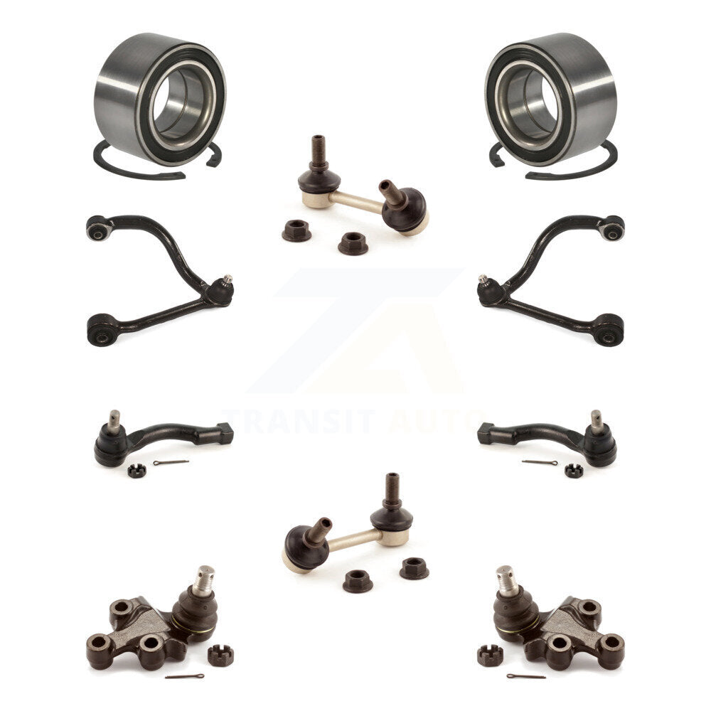 Bearing Upper Arm Lower Ball Joint Outer Tie Rod Link Front Kit For Kia Sorento