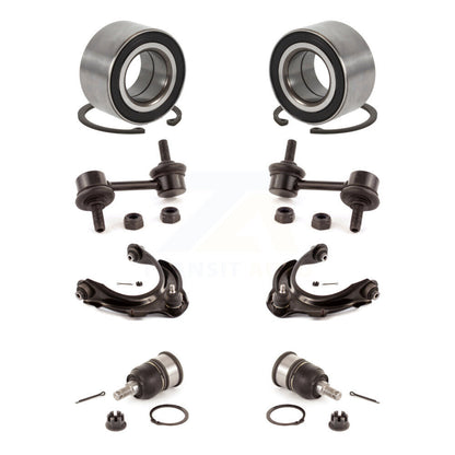 Bearing Lower Ball Joint Upper Arm & Link Front Kit (8Pc) For Honda Accord Acura