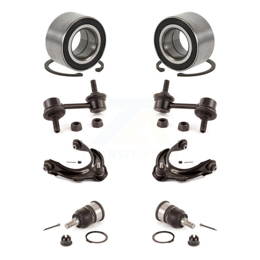 Bearing Lower Ball Joint Upper Arm & Link Front Kit (8Pc) For Honda Accord Acura