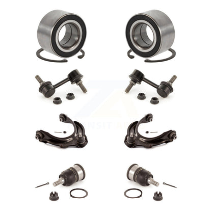 Bearing Lower Ball Joint Upper Control Arm Link Front Kit (8Pc) For Honda Accord