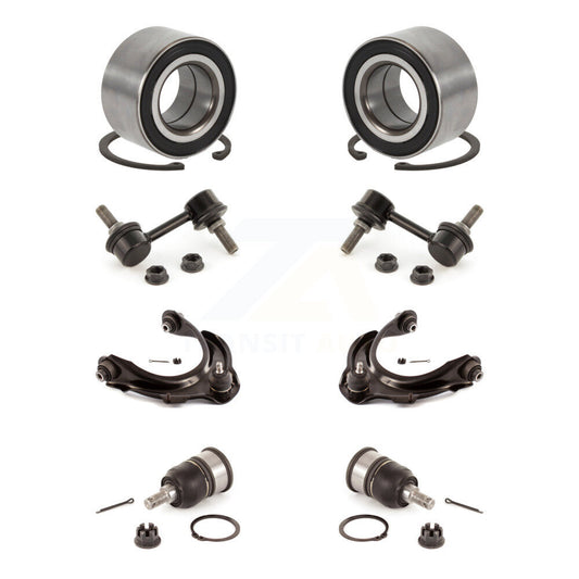 Bearing Lower Ball Joint Upper Control Arm Link Front Kit (8Pc) For Honda Accord