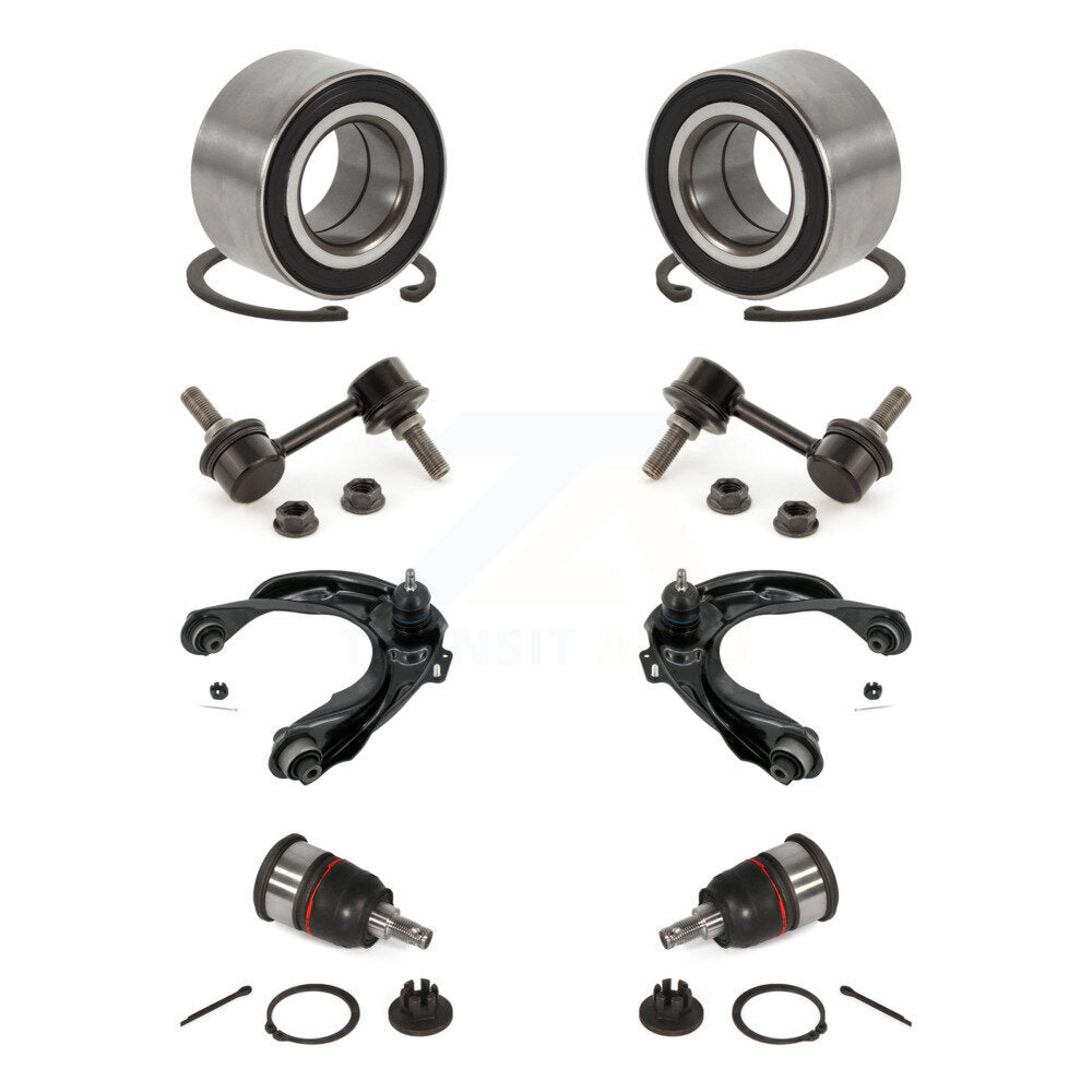 Bearing Lower Ball Joint Upper Control Arm And Link Front Kit (8Pc) For Acura TL