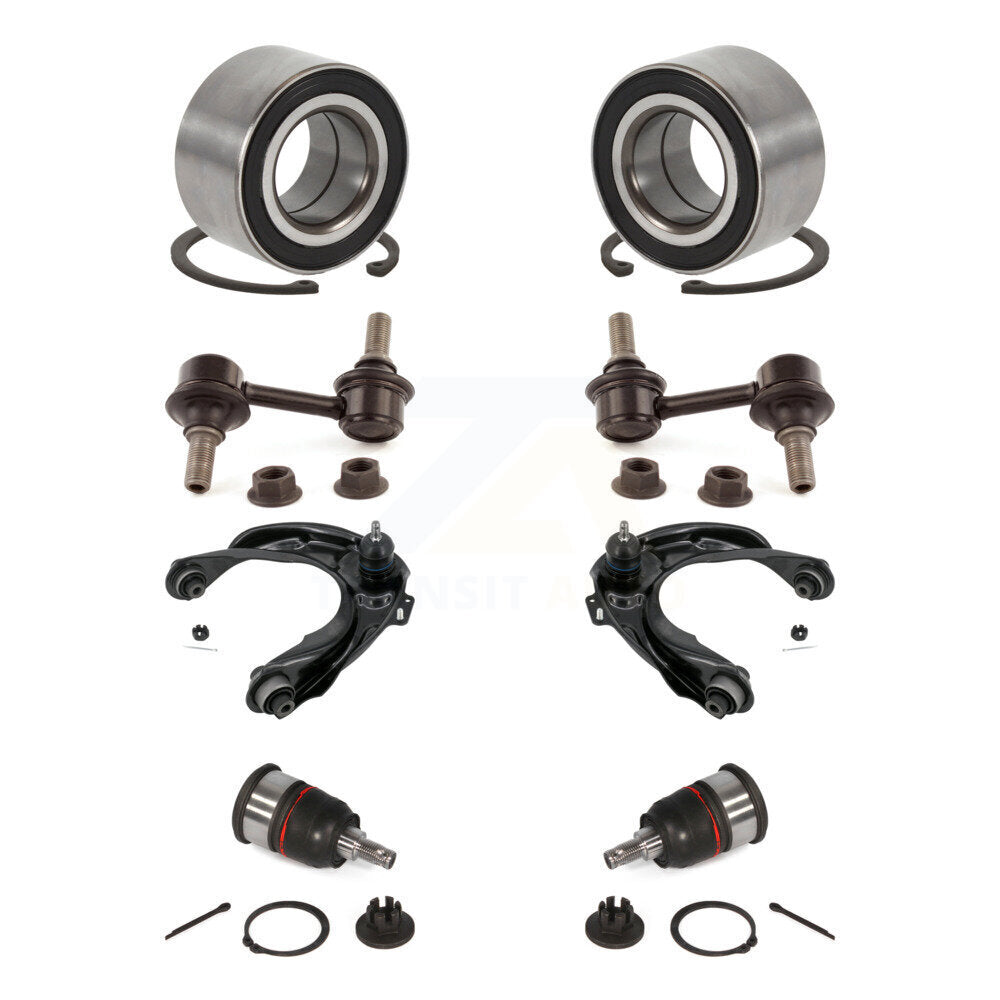 Bearing Lower Ball Joint Upper Control Arm And Link Front Kit (8Pc) For Acura TL