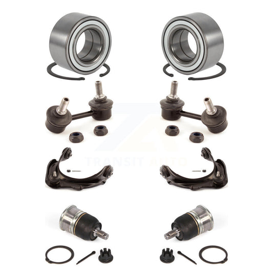 Bearing Lower Ball Joint Upper Control Arm Link Front Kit (8Pc) For Honda Accord