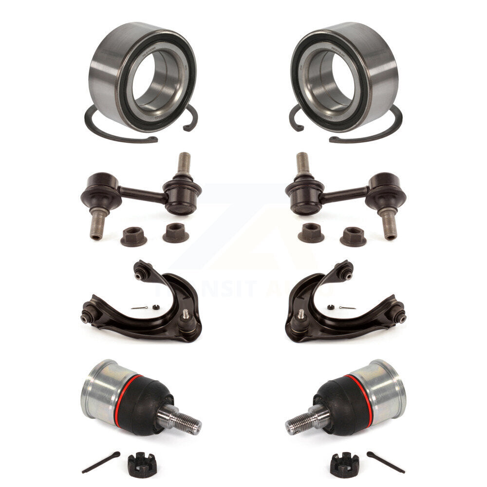 Bearing Lower Ball Joint Upper Control Arm And Link Front Kit (8Pc) For Acura TL