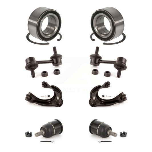 Bearing Lower Ball Joint Upper Arm & Link Front Kit (8Pc) For Honda Accord Acura