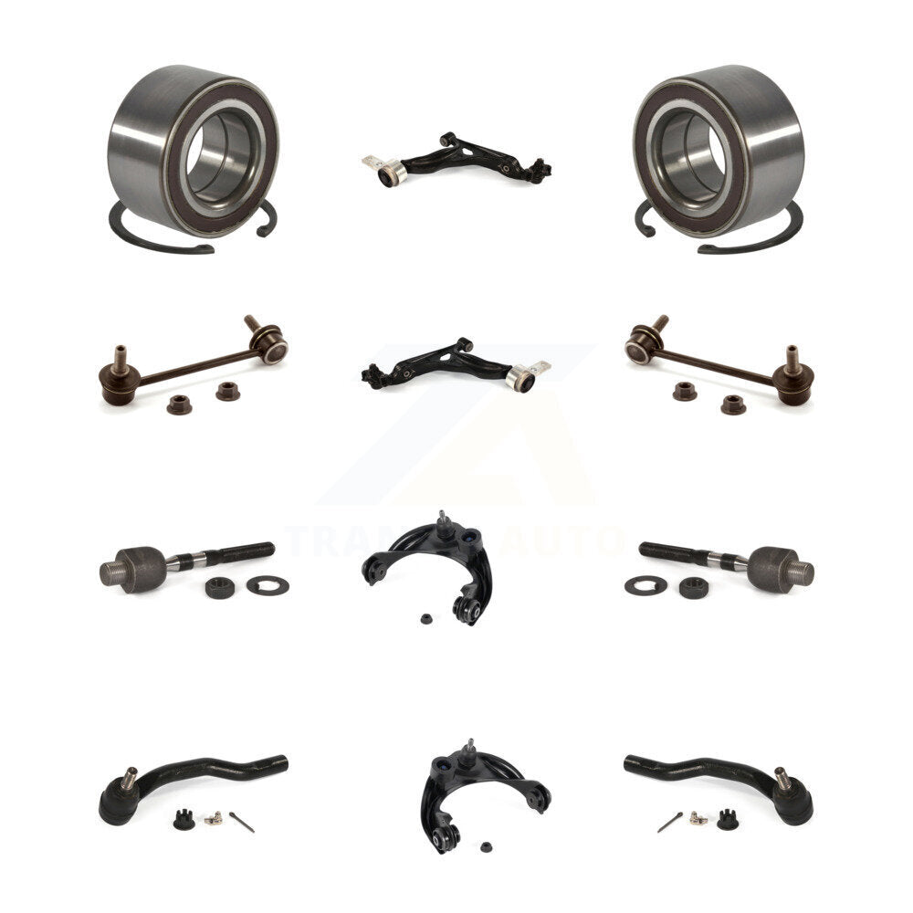 Wheel Lower Control Arm Upper Ball Joint Outer Inner Tie Rod Link Front Kit For