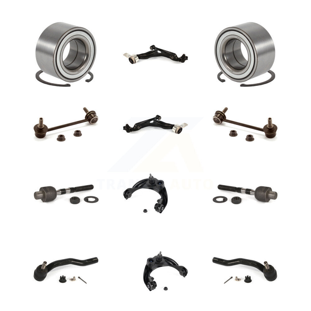 Wheel Lower Control Arm Upper Ball Joint Outer Inner Tie Rod Link Front Kit For