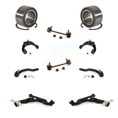 Bearing Upper Lower Control Arm Outer Tie Rod Link Front Kit (10Pc) For Mazda 6