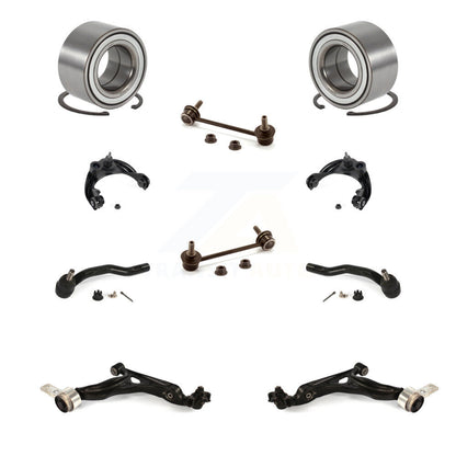 Bearing Upper Lower Control Arm Outer Tie Rod Link Front Kit (10Pc) For Mazda 6