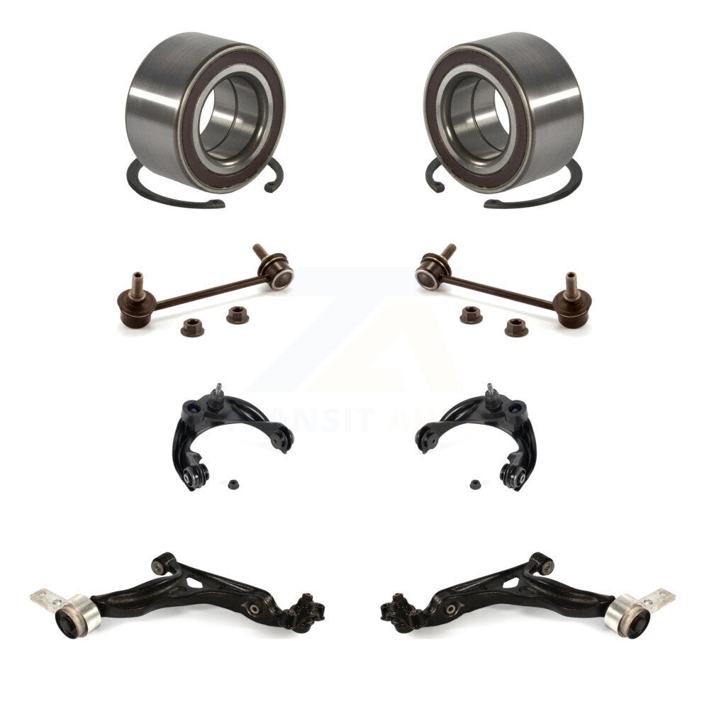 Bearing Lower Upper Control Arm Link Front Kit (8Pc) For 2009-2013 Mazda 6 2.5L