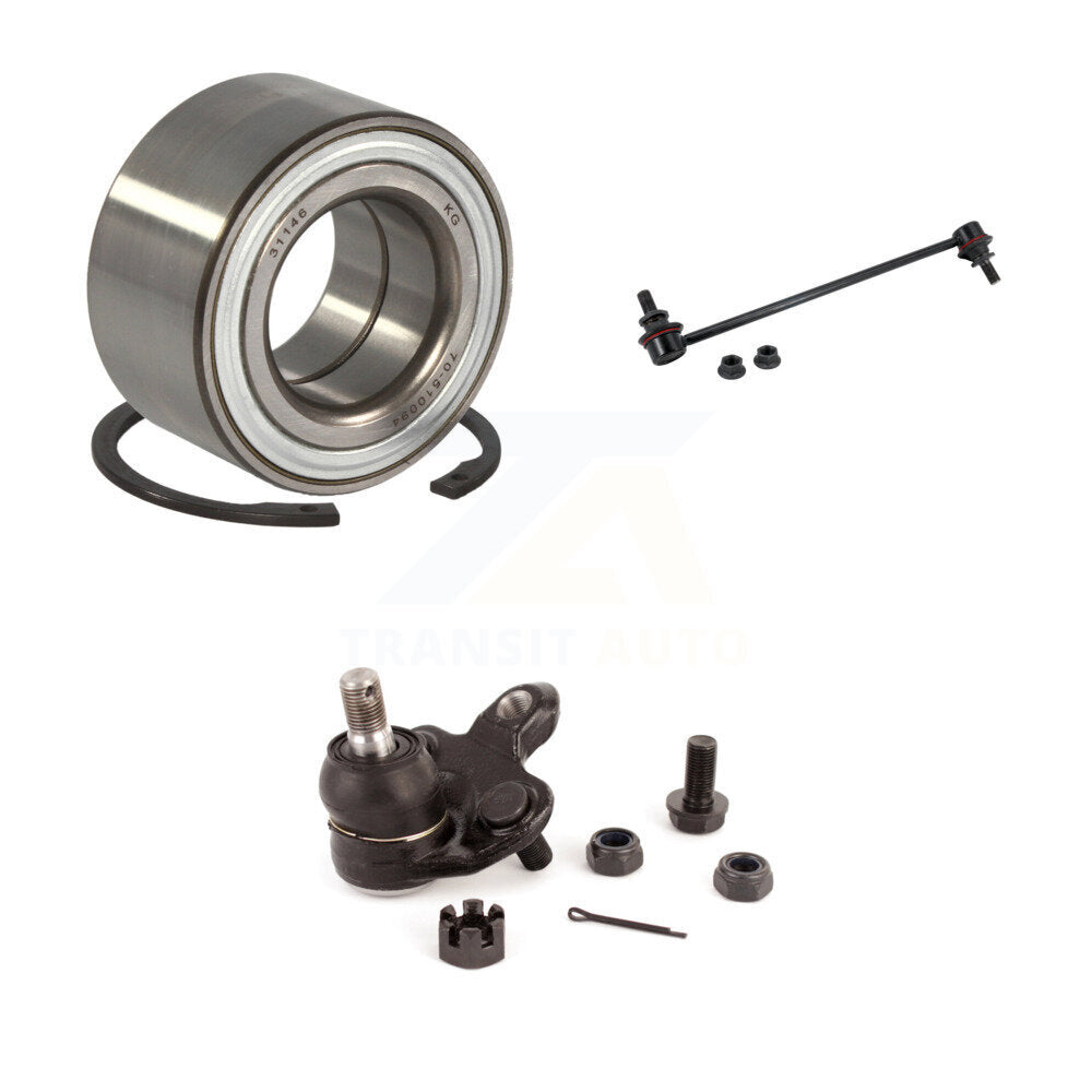 Wheel Bearing Link kit & Lower Ball Joint Front Kit For Toyota Prius Prime AWD-e