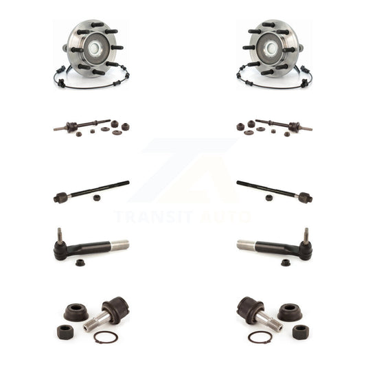 Bearing Lower Ball Joint Outer Inner Tie Rod Link Front Kit (10Pc) For Ram 3500