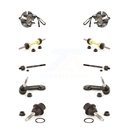 Bearing Lower Ball Joint Outer Inner Tie Rod Link Front Kit (10Pc) For Ford RWD