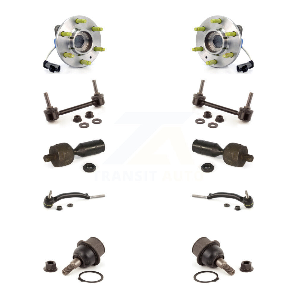 Bearing Lower Ball Joint Outer Inner Tie Rod Link Front Kit For Cadillac SRX AWD