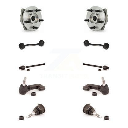 Hub Bearing Lower Ball Joint Outer Inner Tie Rod Link Front Kit For Jeep Liberty