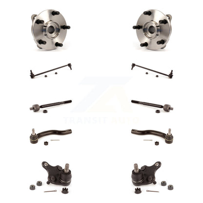Hub Bearing Lower Ball Joint Outer Inner Tie Rod Link Front Kit For Toyota RAV4