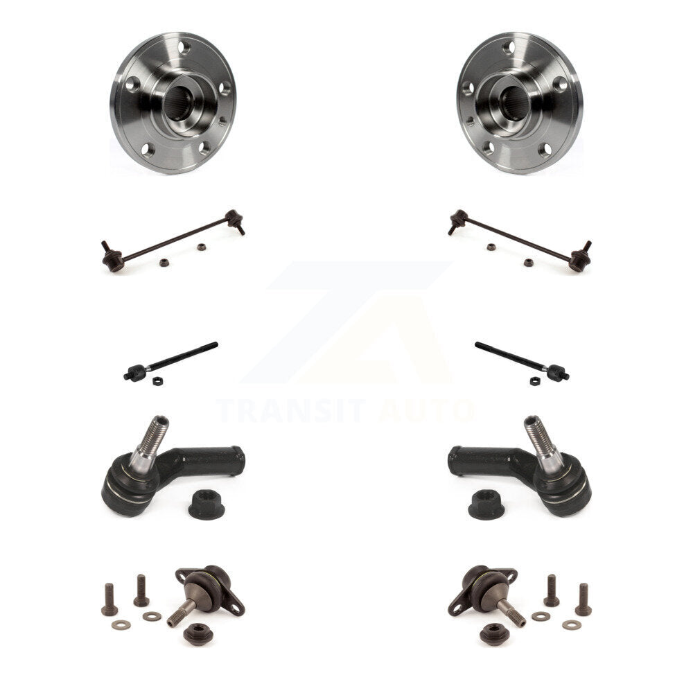 Bearing Lower Ball Joint Outer Inner Tie Rod Link Front Kit (10Pc) For Volvo V70