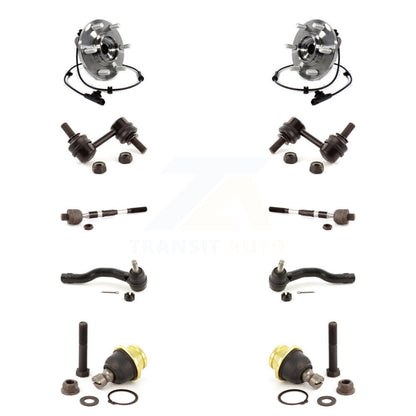 Bearing Lower Ball Joint Outer Inner Tie Rod Link Front Kit (10Pc) For INFINITI