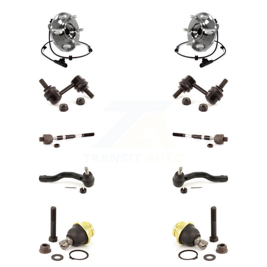 Bearing Lower Ball Joint Outer Inner Tie Rod Link Front Kit (10Pc) For INFINITI