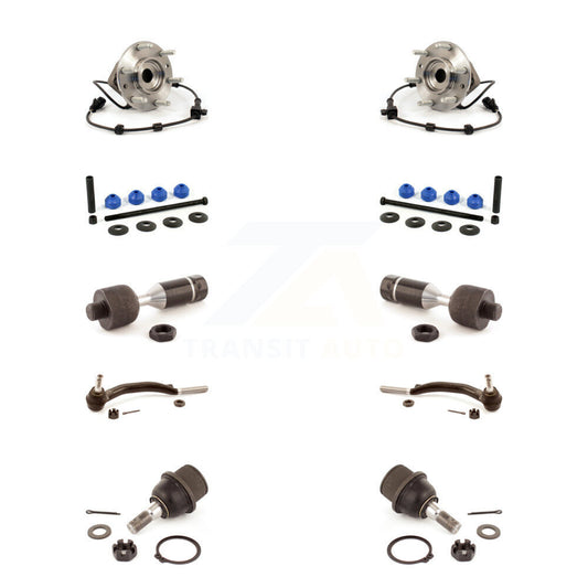 Bearing Lower Ball Joint Outer Inner Tie Rod Link Front Kit (10Pc) For Chevrolet