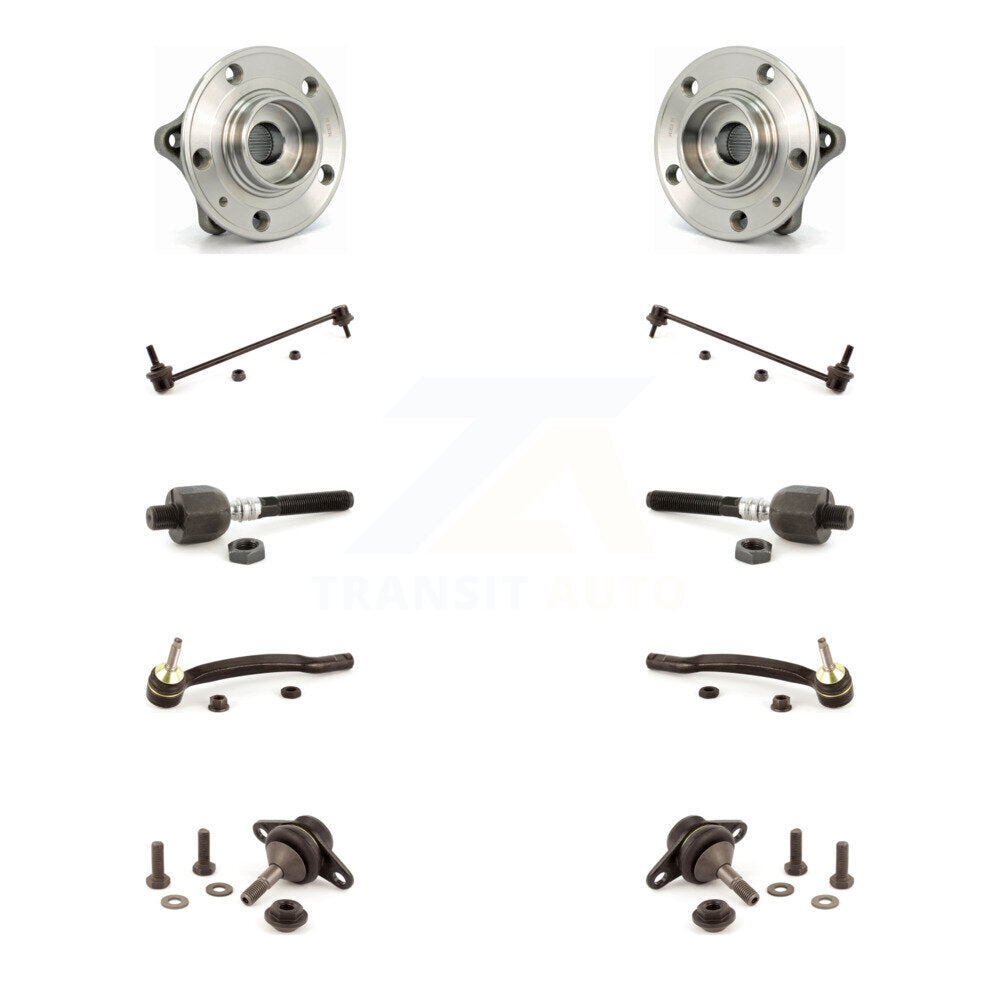 Bearing Lower Ball Joint Outer Inner Tie Rod Link Front Kit (10Pc) For Volvo V70