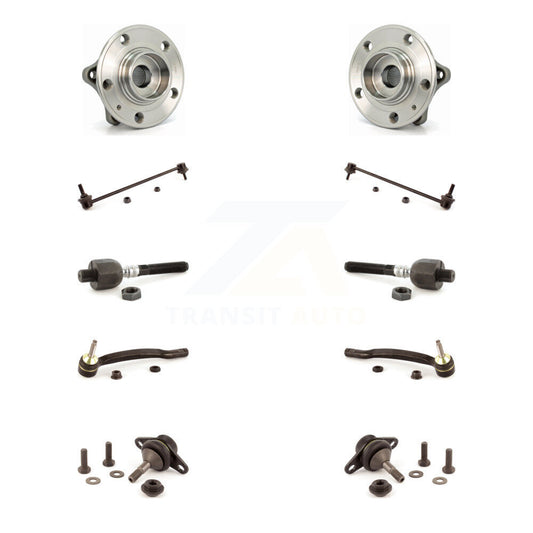 Bearing Lower Ball Joint Outer Inner Tie Rod Link Front Kit (10Pc) For Volvo V70