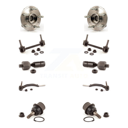 Hub Bearing Lower Ball Joint Outer Inner Tie Rod Link Front Kit For Cadillac CTS