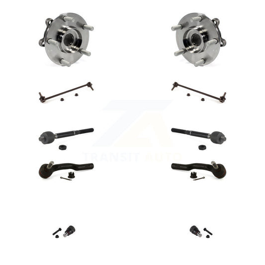 Bearing Lower Ball Joint Outer Inner Tie Rod & Link Front Kit (10Pc) For Mazda 6