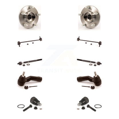 Bearing Lower Ball Joint Outer Inner Tie Rod & Link Front Kit (10Pc) For Mazda 3