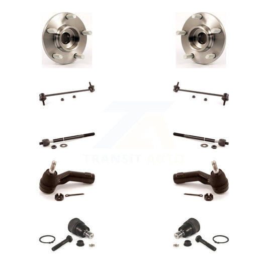 Bearing Lower Ball Joint Outer Inner Tie Rod & Link Front Kit (10Pc) For Mazda 3