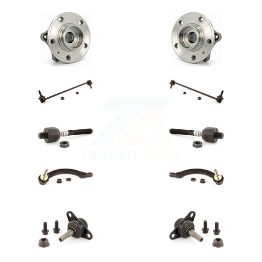 Bearing Lower Ball Joint Outer Inner Tie Rod Link Front Kit (10Pc) For Volvo S60