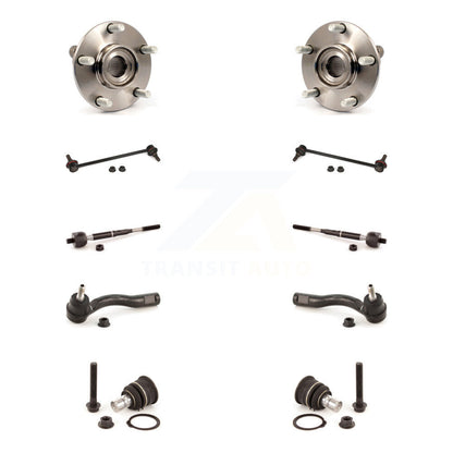 Bearing Lower Ball Joint Outer Inner Tie Rod & Link Front Kit For Nissan Sentra