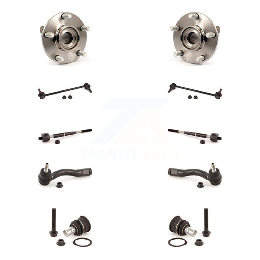 Bearing Lower Ball Joint Outer Inner Tie Rod & Link Front Kit For Nissan Sentra