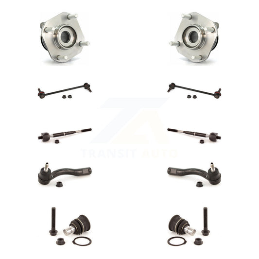 Bearing Lower Ball Joint Outer Inner Tie Rod & Link Front Kit For Nissan Sentra
