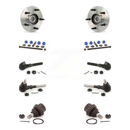 Hub Bearing Lower Ball Joint Outer Inner Tie Rod & Link Front Kit For Ford F-150