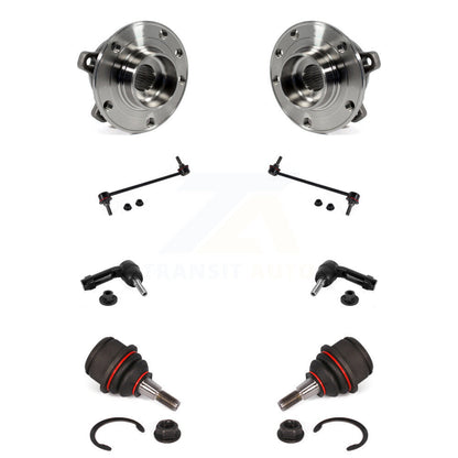 Bearing Lower Ball Joint Outer Tie Rod & Link Front Kit (8Pc) For Jeep Cherokee