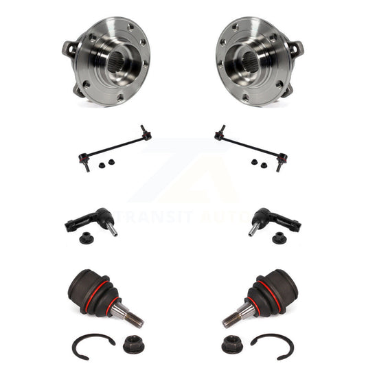 Bearing Lower Ball Joint Outer Tie Rod & Link Front Kit (8Pc) For Jeep Cherokee