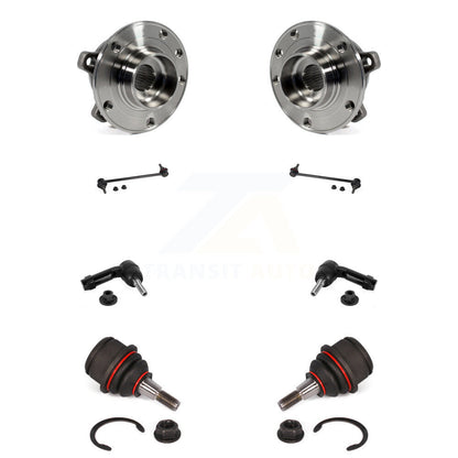 Bearing Lower Ball Joint Outer Tie Rod & Link Front Kit (8Pc) For Jeep Cherokee