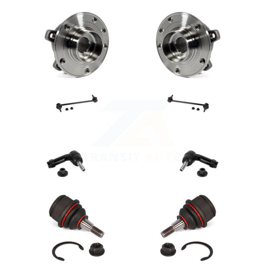 Bearing Lower Ball Joint Outer Tie Rod & Link Front Kit (8Pc) For Jeep Cherokee